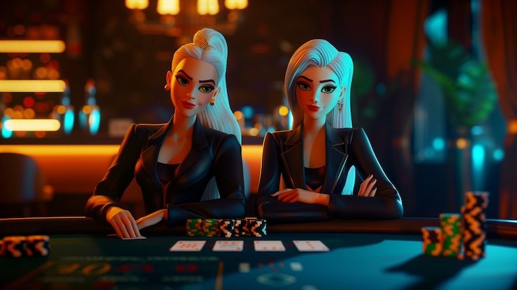 Live-dealer studio broadcasting First Goal football match with game information and multilingual dealer commentary